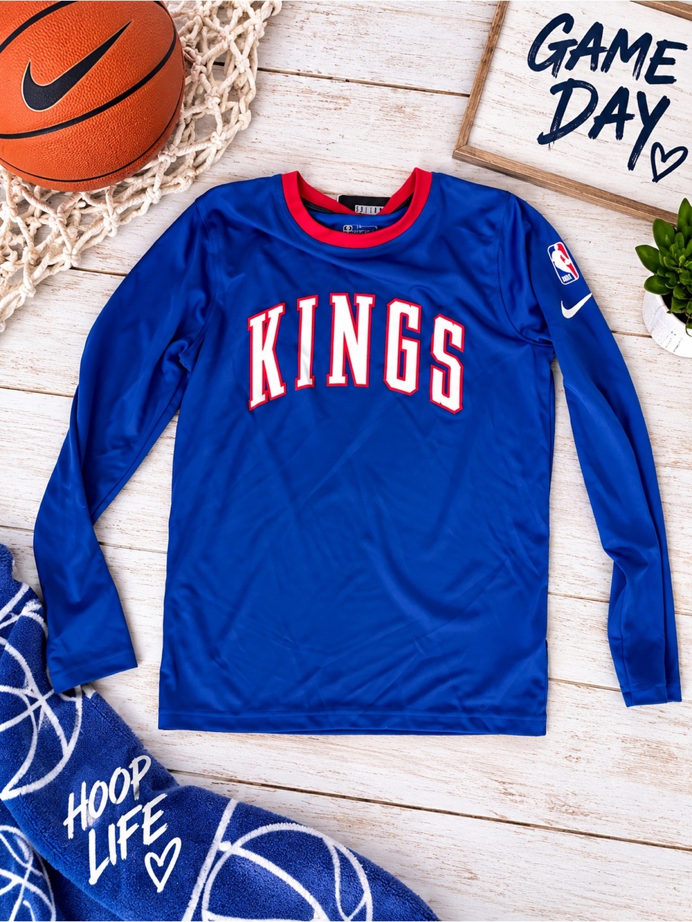 Nike NBA Sacramento Kings Dri-FIT Long Sleeve Shirt
